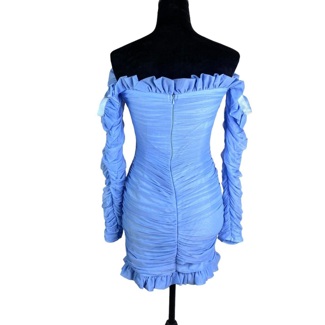 Fashion Nova Women's Blue Dress | Depop
