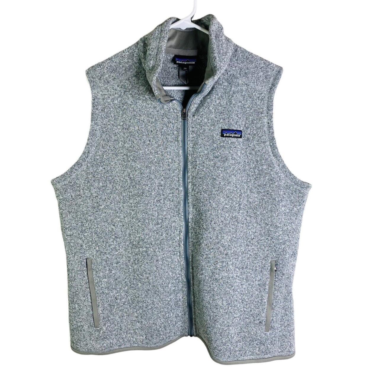 Patagonia Men’s XXL Retro Pile Fleece Vest Gray Full... - Depop