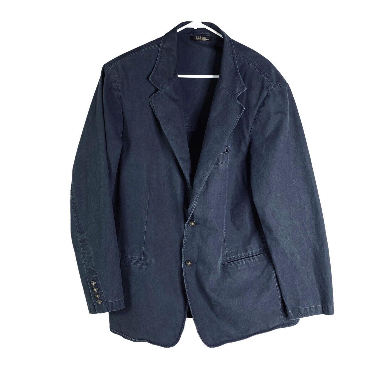 L.L. Bean Field Jacket, Men's Regular 46, Gray/blue,... - Depop