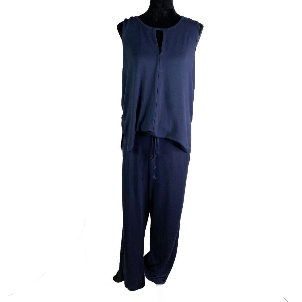 Cabi 5954 Navy Summer Jumpsuit Spring 2021 Stretch... - Depop