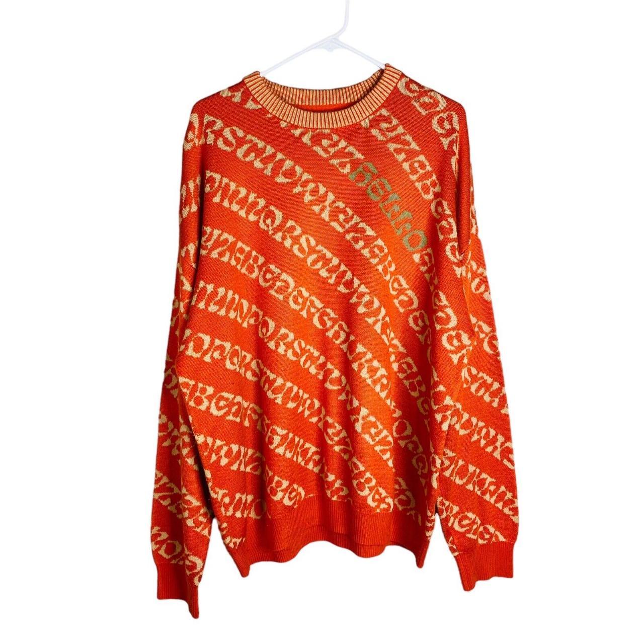 Urban Outfitters Orange Hello Sweater Worn On TV... Depop