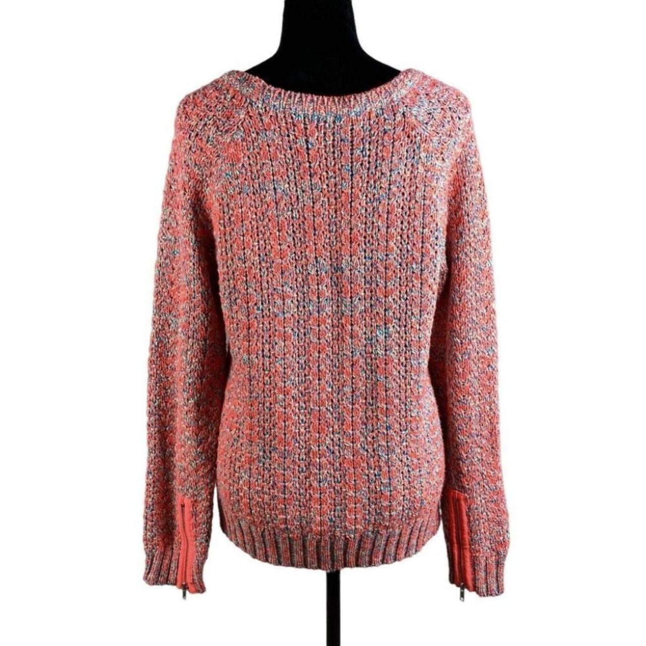 scotch soda maison scotch pink knit sweater with... - Depop