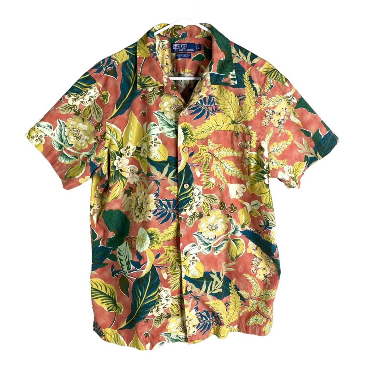 Polo Ralph Lauren 90s vintage Caldwell hawaiian... - Depop