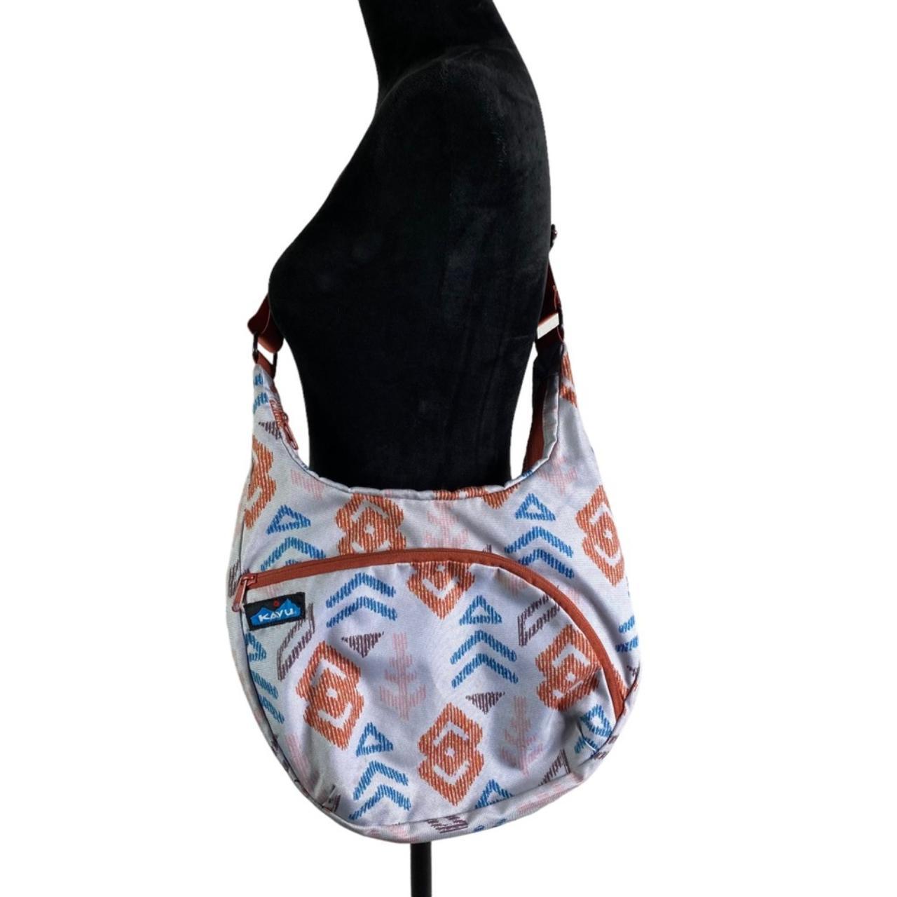 KAVU Singapore Satchel Bag in autumn Ikat outdoors... Depop
