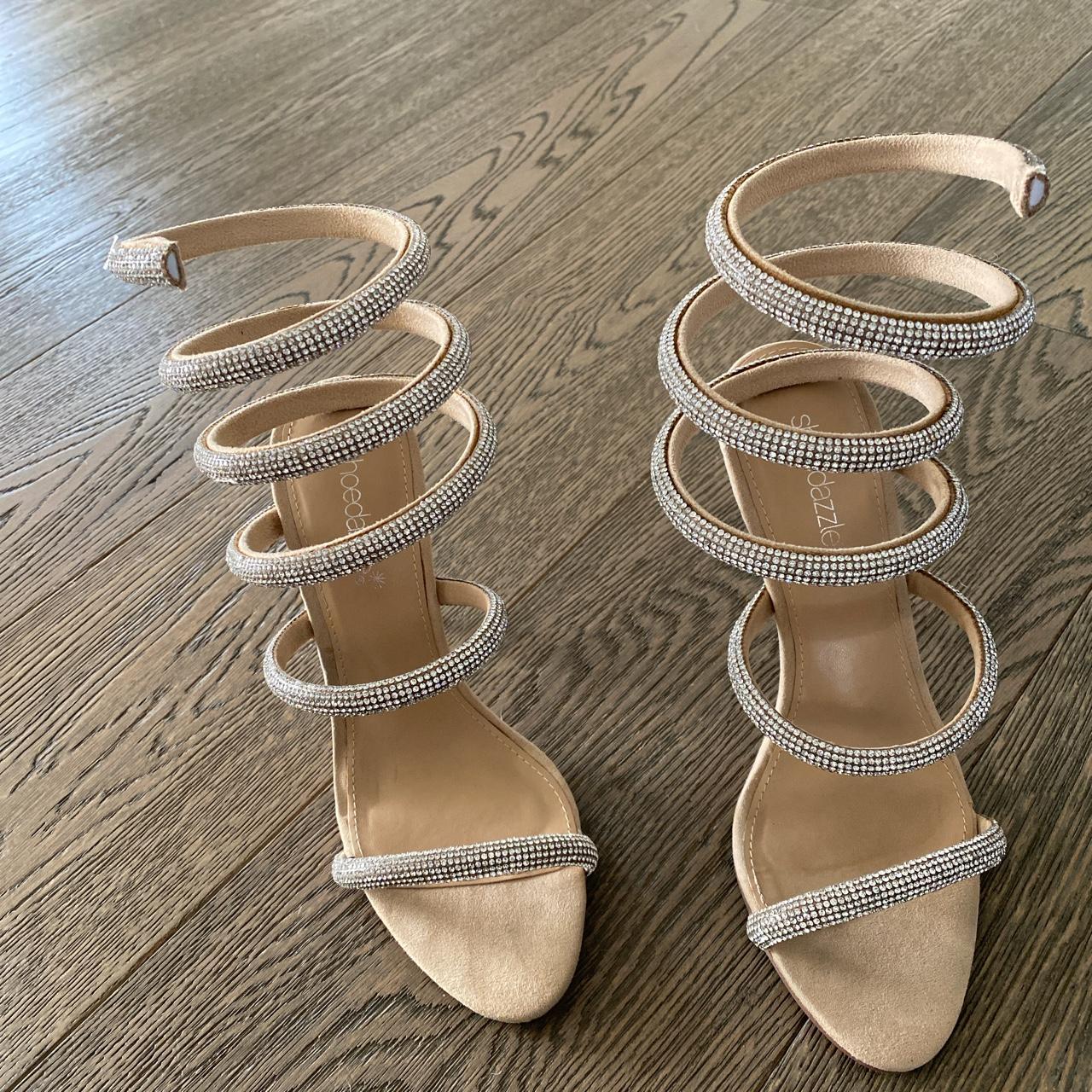 stiletto rhinestone heels