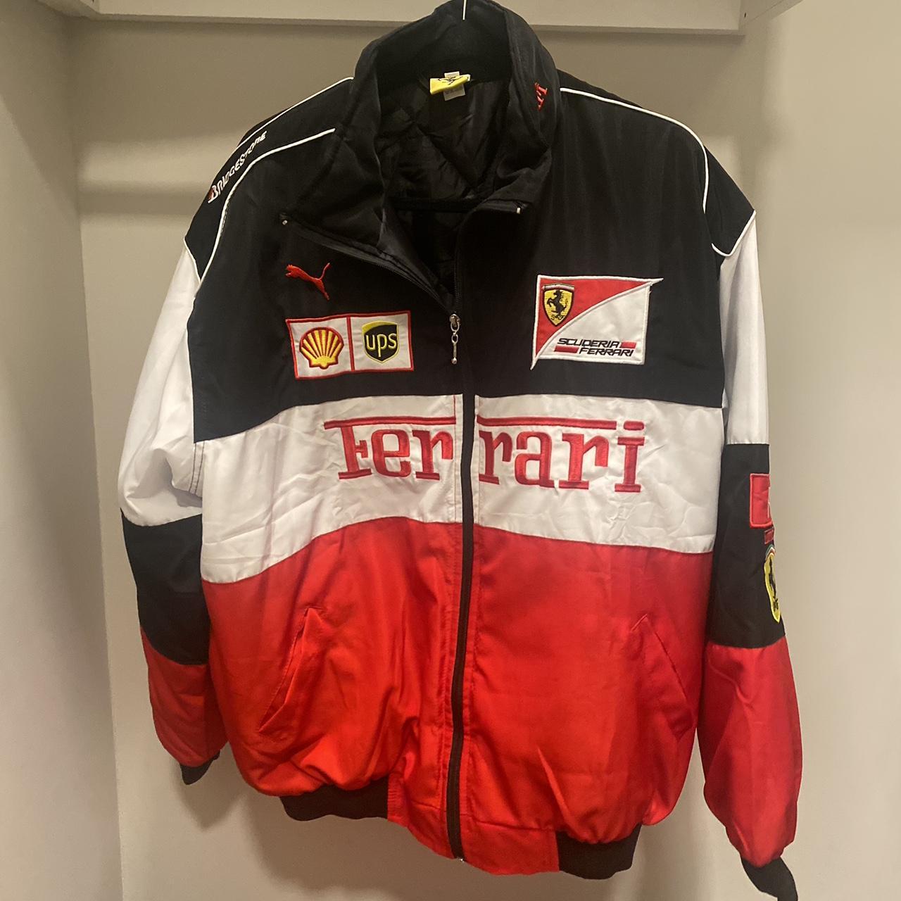 Formula 1 racing puffer jacket. Warm oversized motto... - Depop