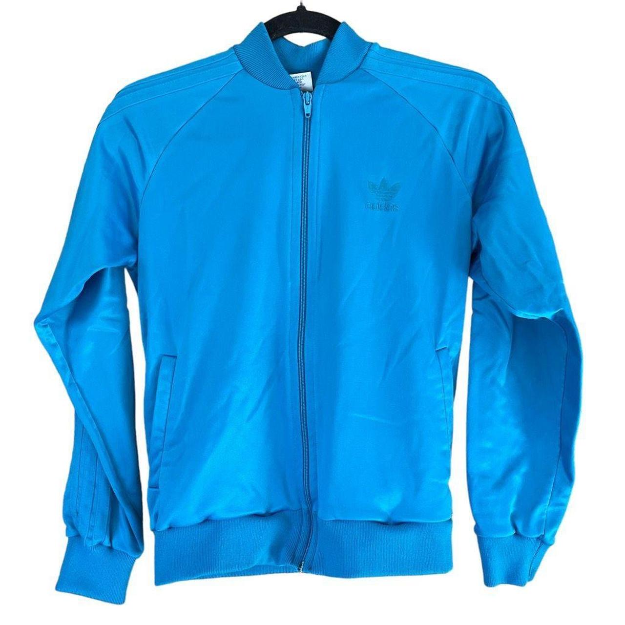 Turquoise hot sale adidas jacket