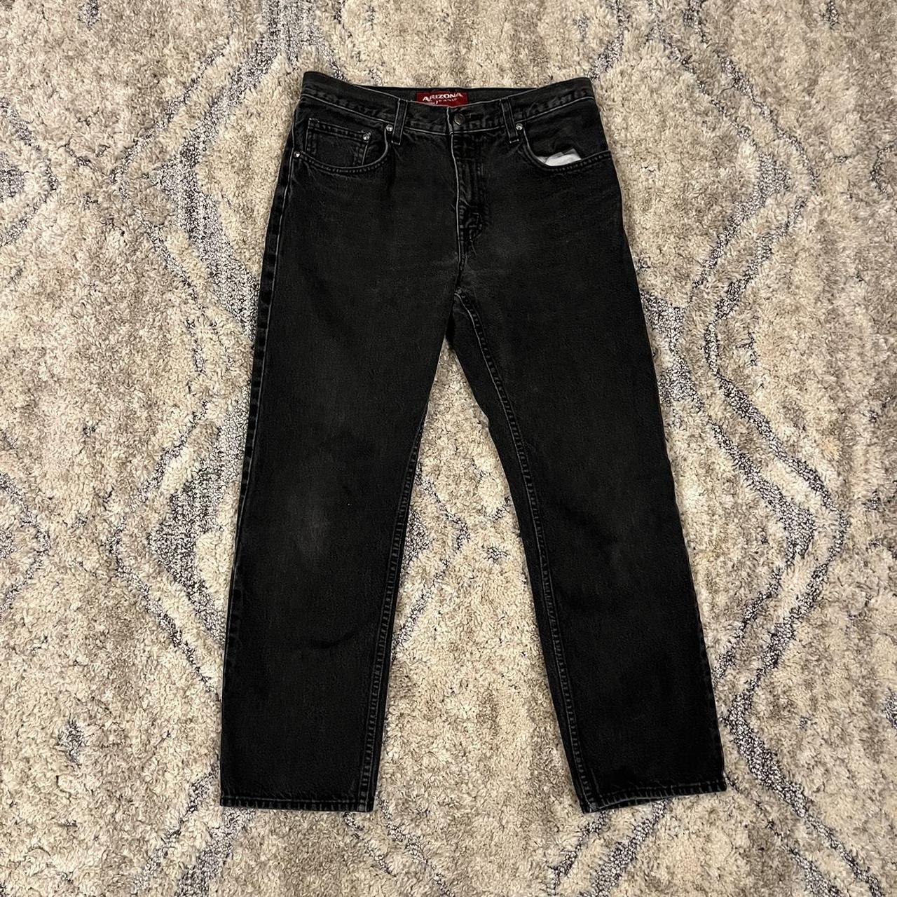 Washed black pants 33x30 - Depop