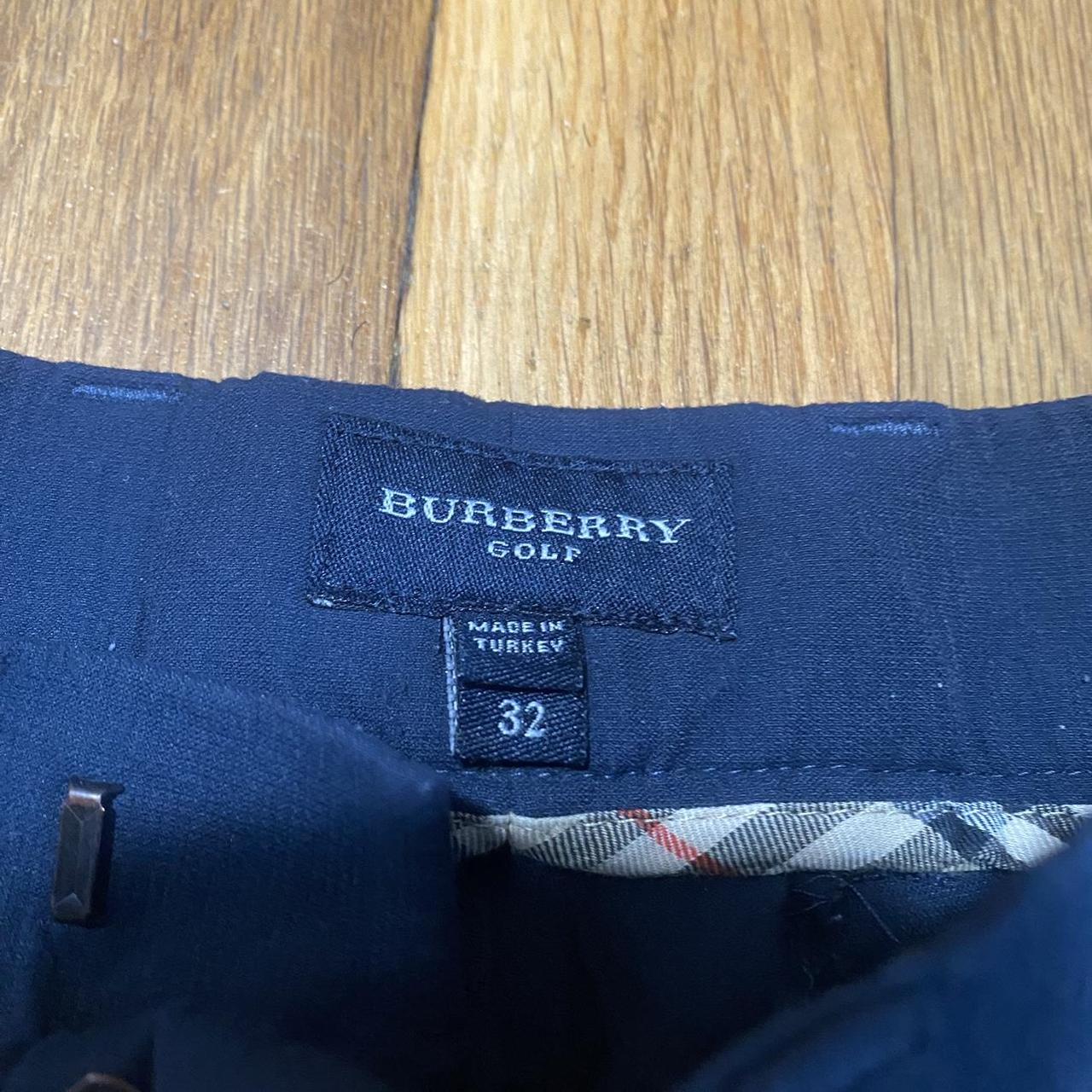 Burberry Men's Navy Trousers | Depop