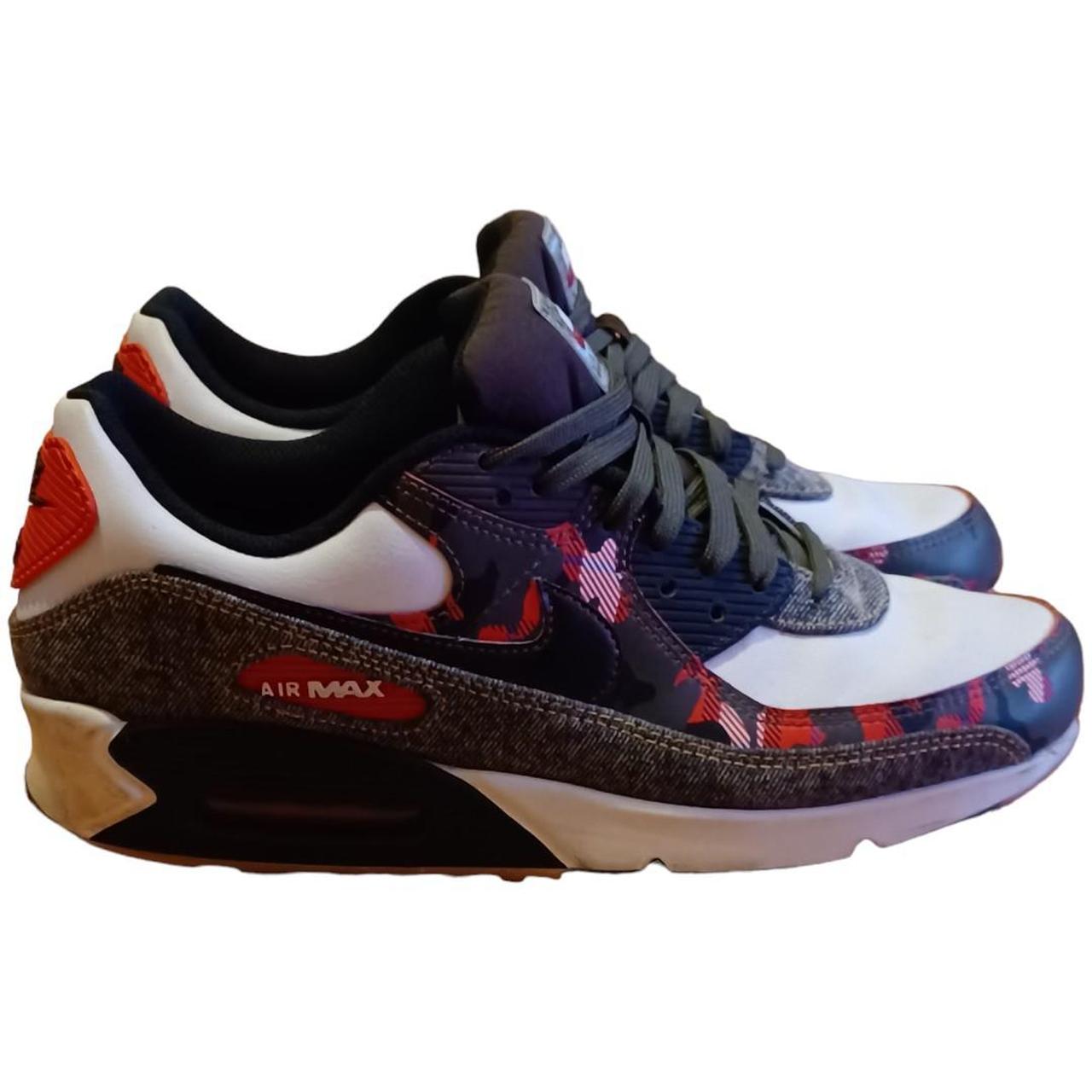 air max 90 red camo denim