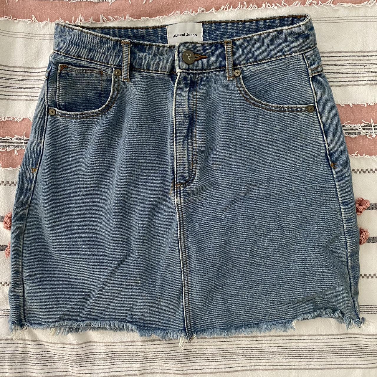 Abrand Jeans skirt size 8 - Depop