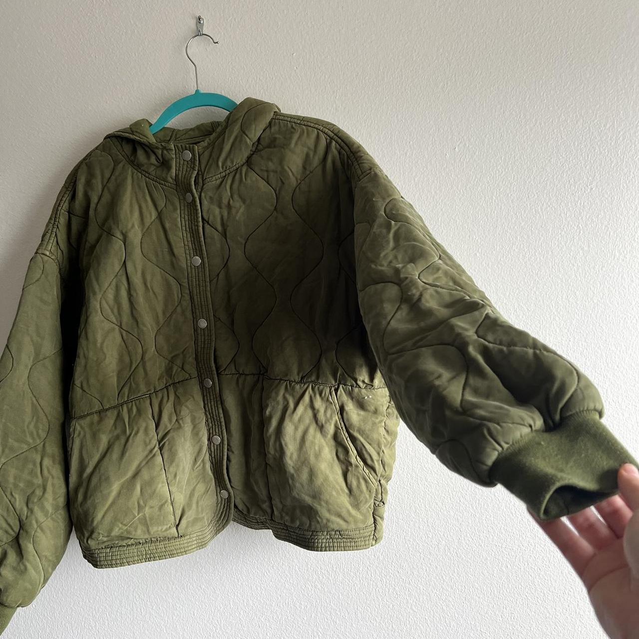 Blank NYC Women's Green and Khaki Jacket (3)