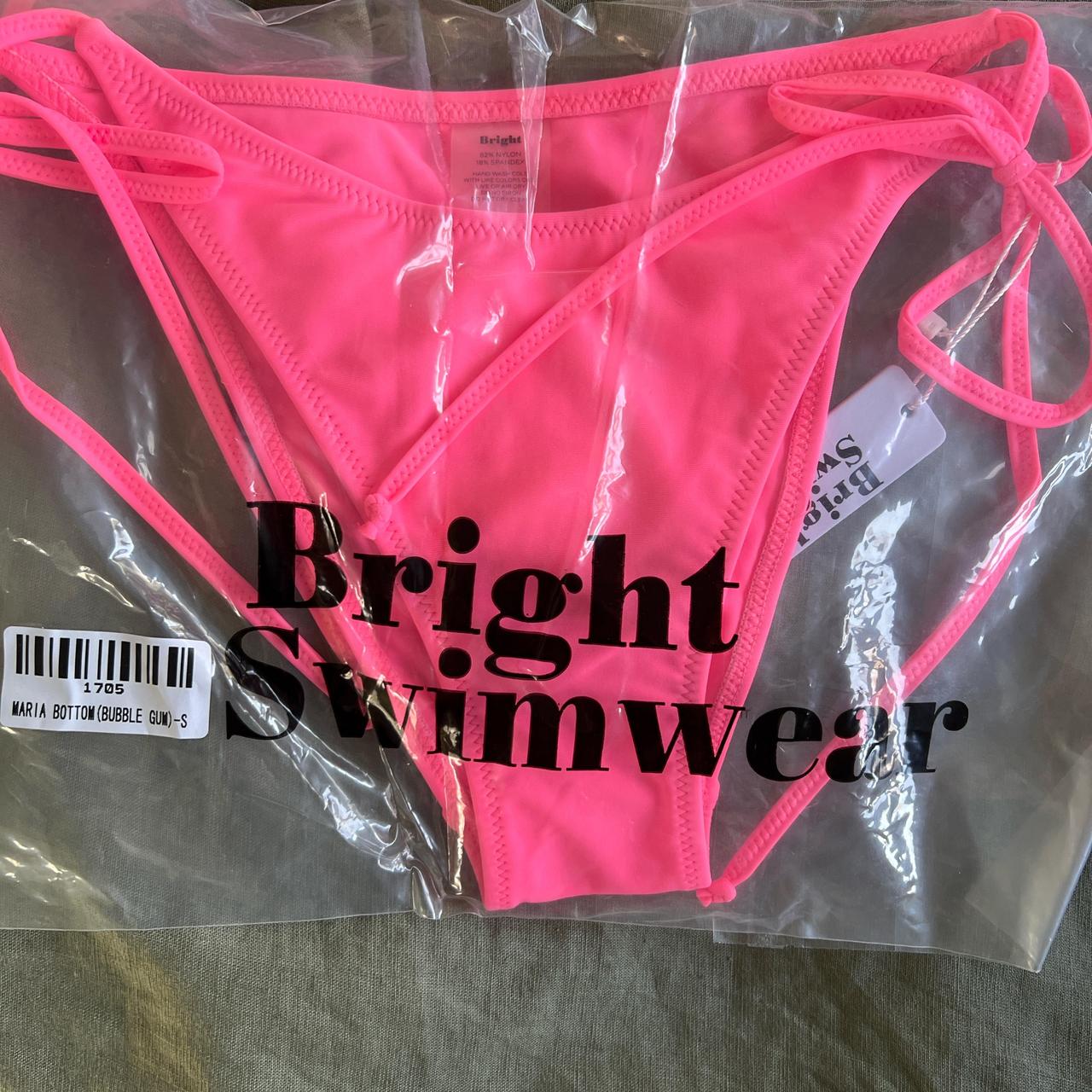 Bright swimwear bather set Both tops are M and... - Depop