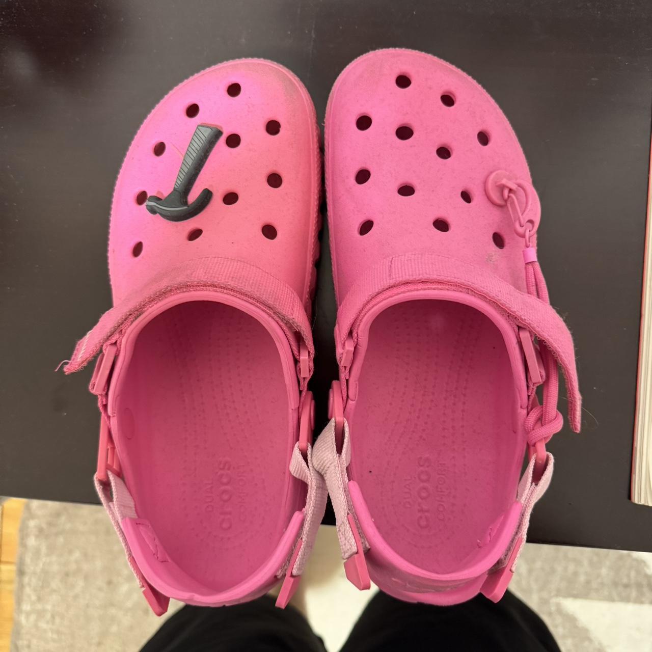 postmalone crocs pink
