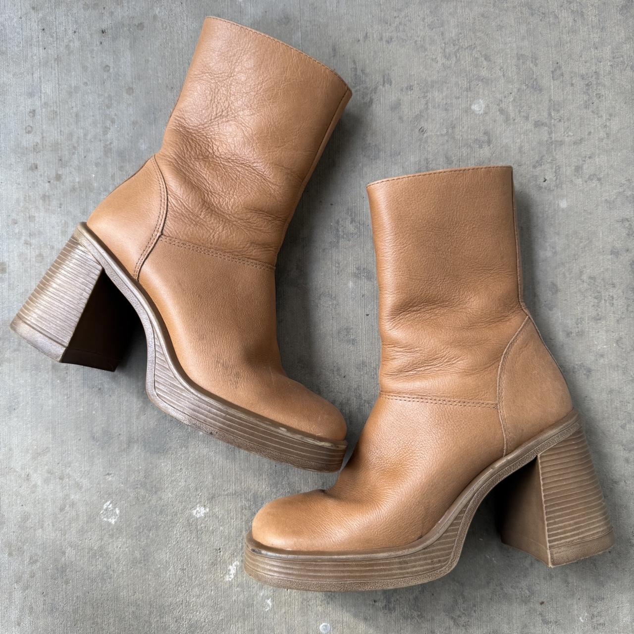 Steve Madden Women's Platform Boots - Tan/Brown -… - image 1