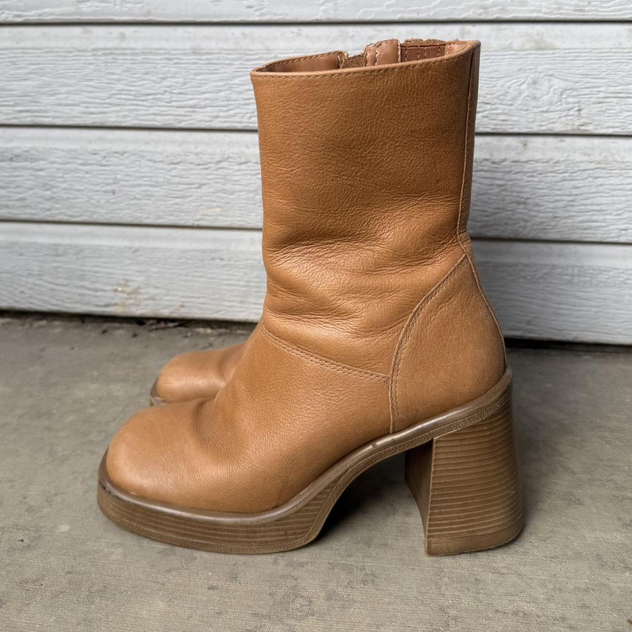 Steve Madden Women's Platform Boots - Tan/Brown -… - image 4