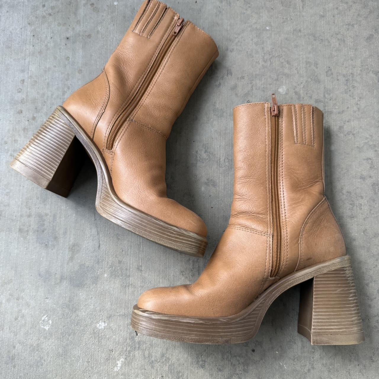 Steve Madden Women's Platform Boots - Tan/Brown -… - image 2