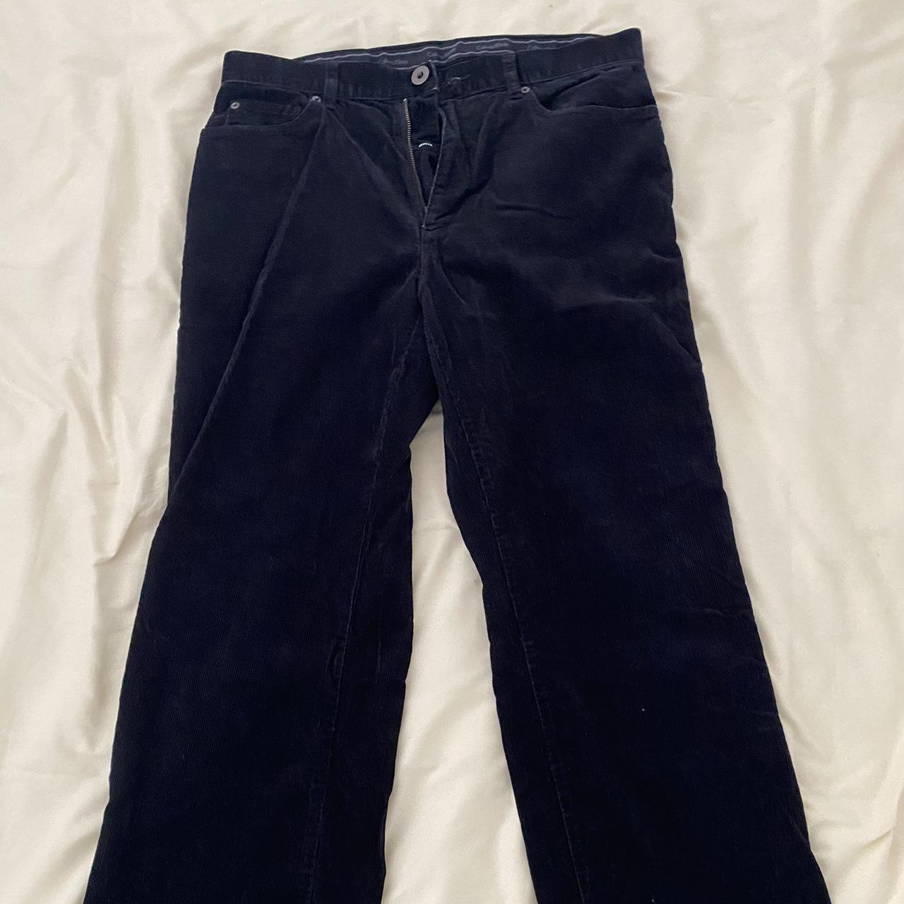 Calvin Klein Men's Black Trousers | Depop