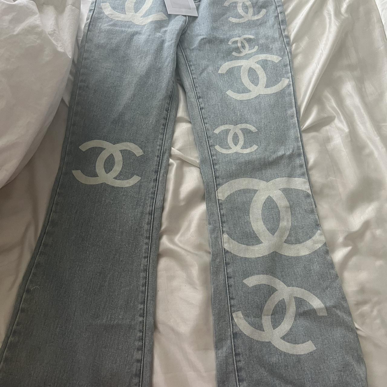 Chanel jeans Button broke Good upholstery project... - Depop