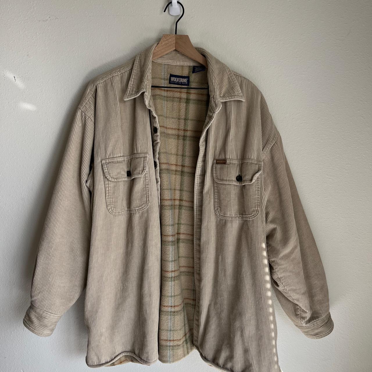 Wolverine Corduroy Shirt Jacket Size XL Lined with... - Depop