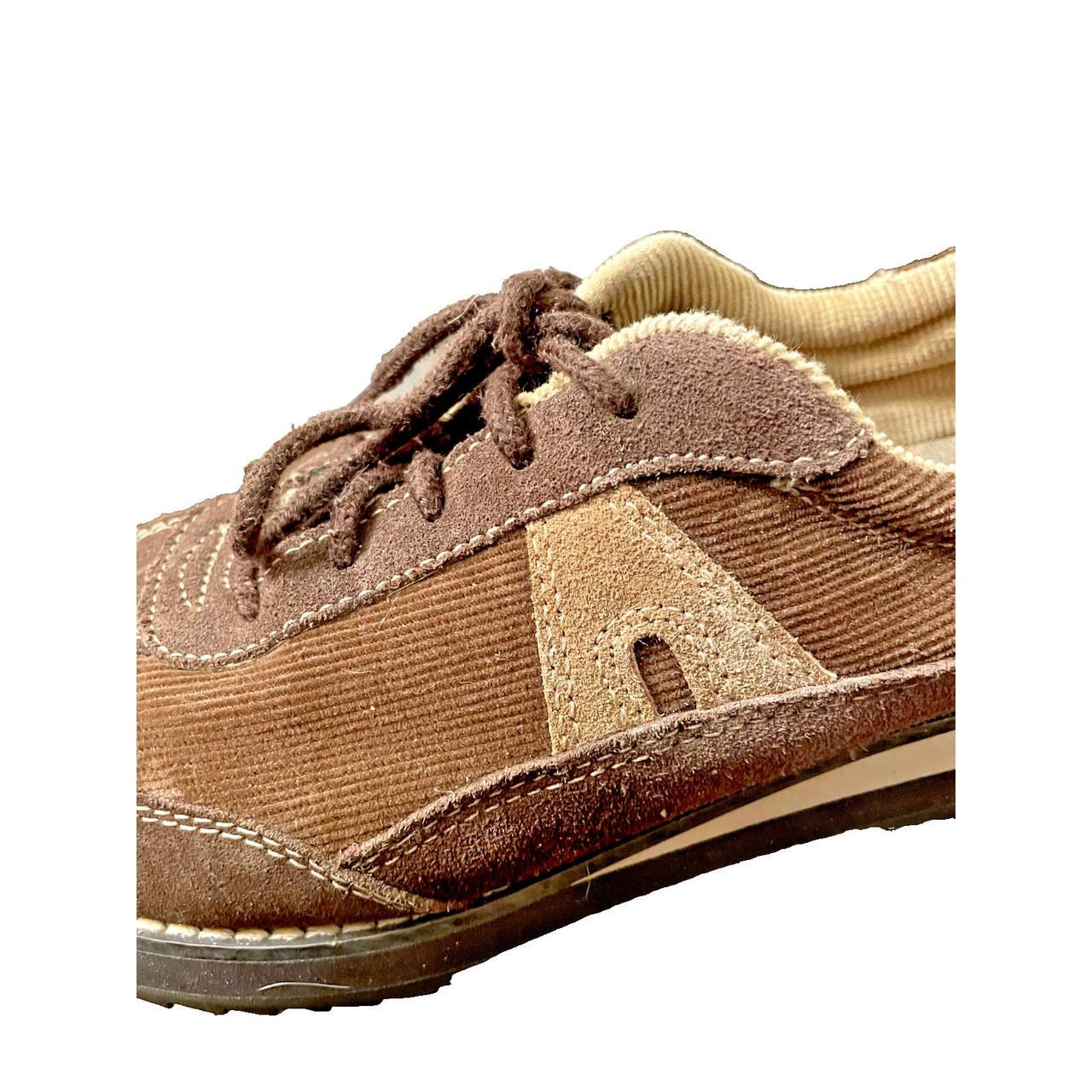 Brown Airwalk Loafers These 90s Y2K Airwalk Suede And Corduroy