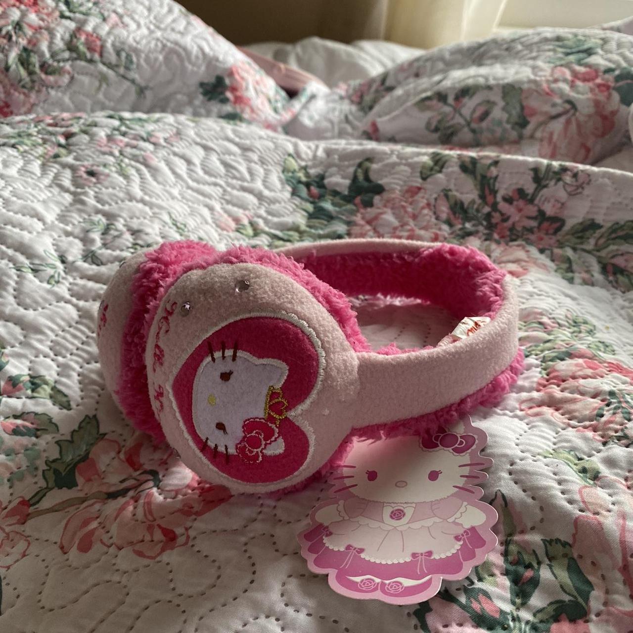 Rare Pink Hello Kitty Sanrio Earmuffs. Perfect to... Depop