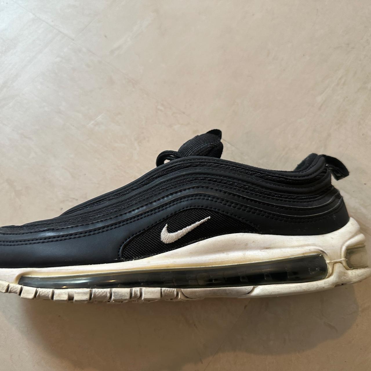 nike air max 97 black white stripe