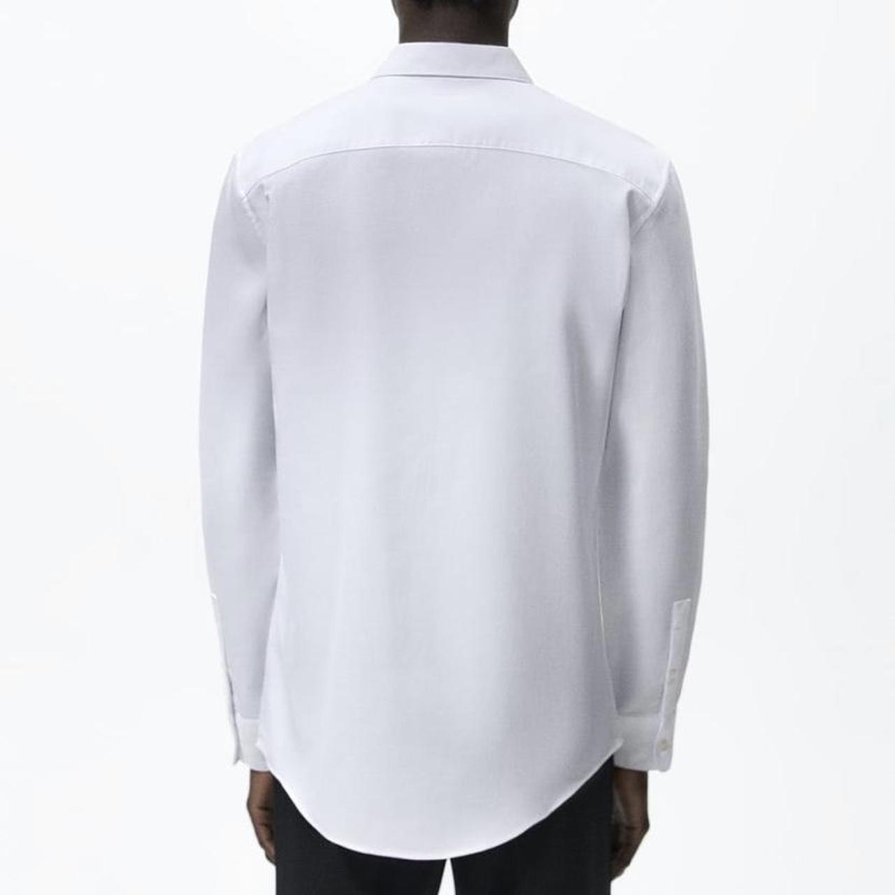 Slim fit white Zara shirt, brand new with tags. RRP... Depop