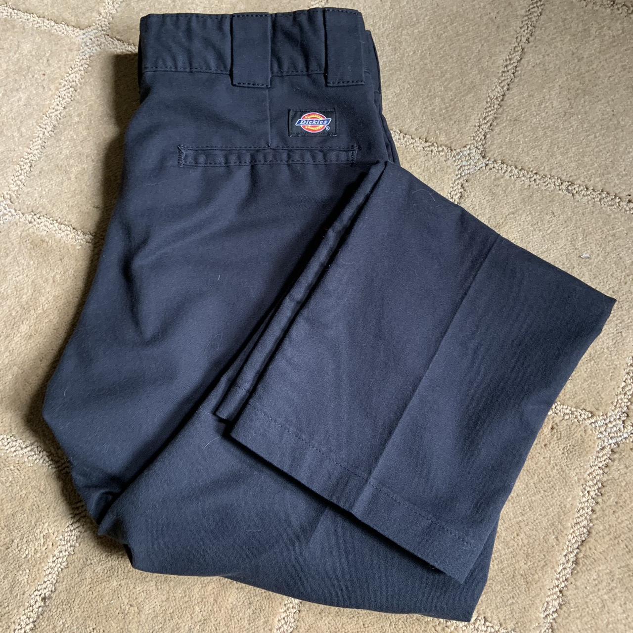 Black/30x30/Dickies flex pants. Great condition... - Depop