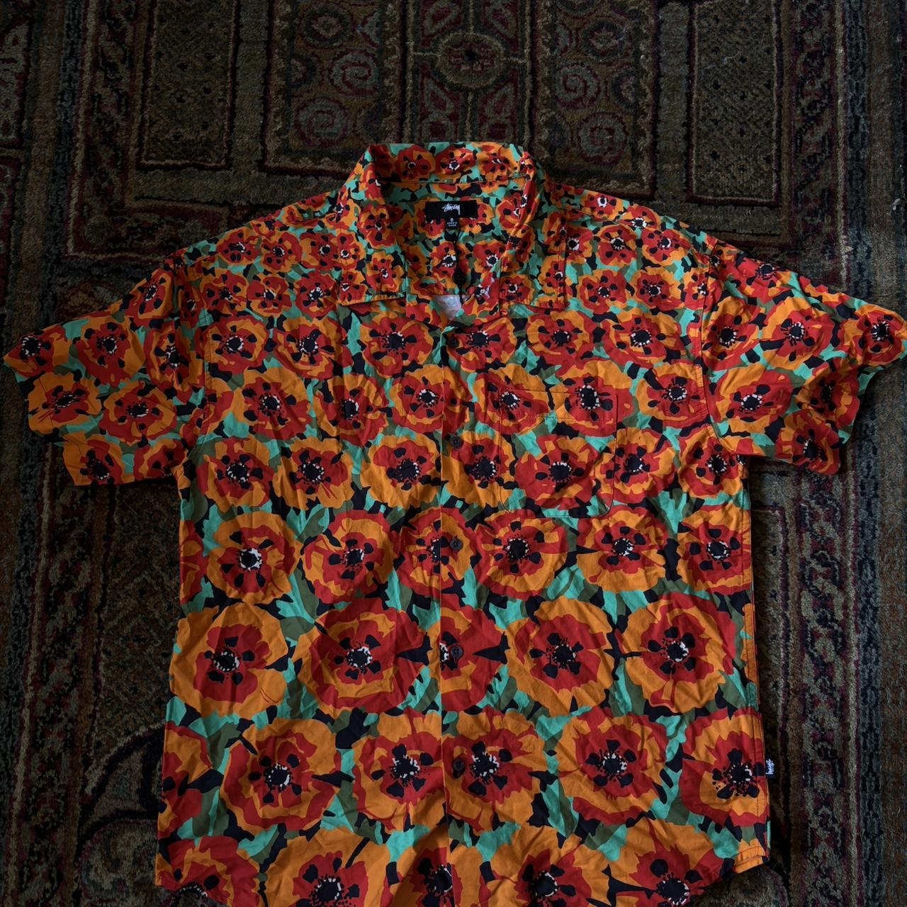 Stussy Poppy short sleeve button down New Depop