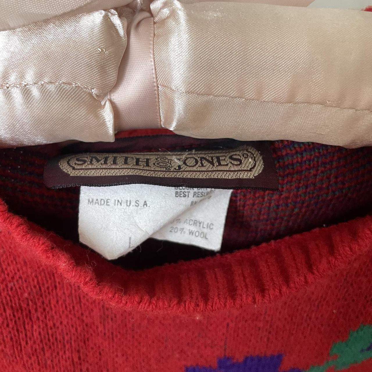 Women's Sweater - Red/Multi - 4 – vintage sweater… - image 3