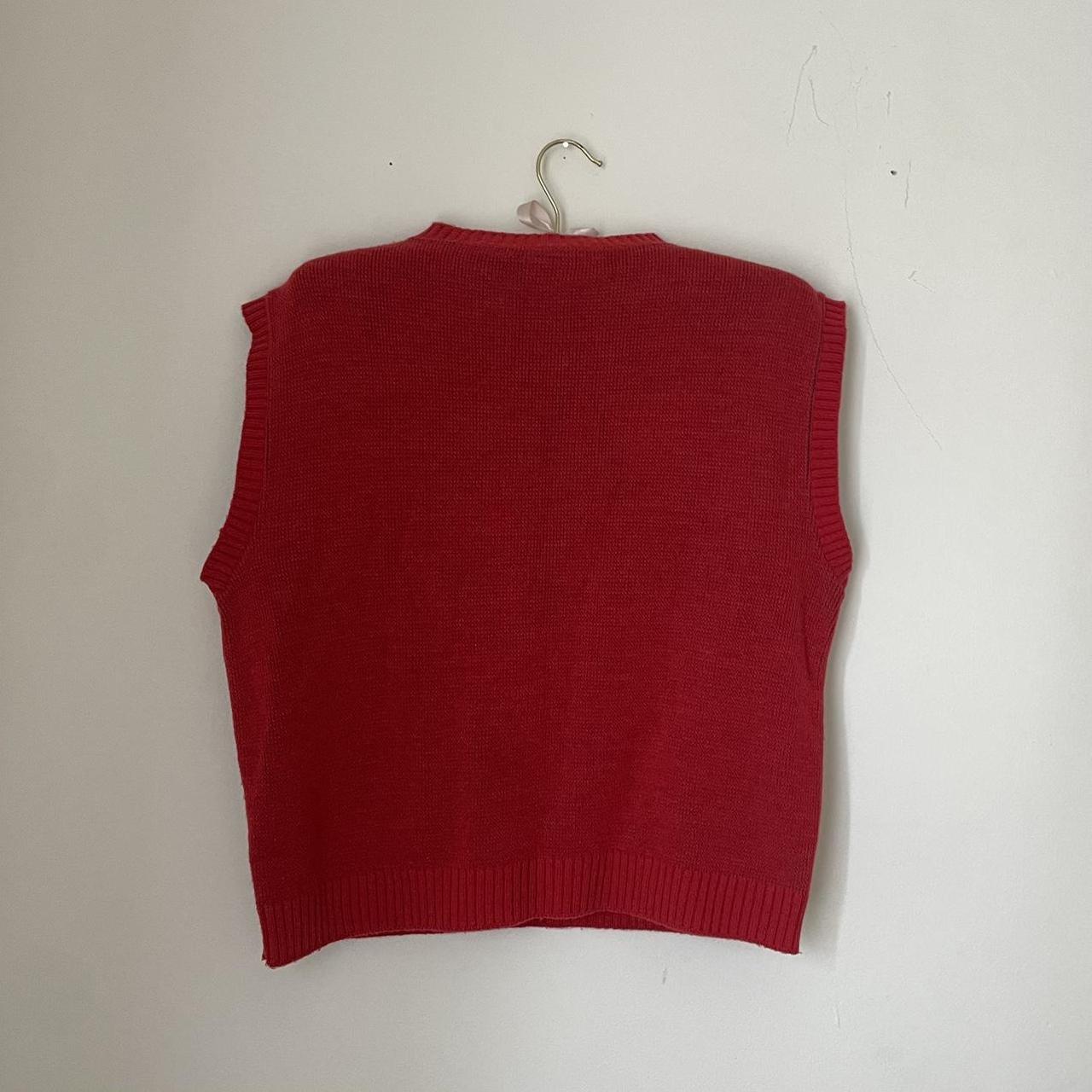 Women's Sweater - Red/Multi - 4 – vintage sweater… - image 2