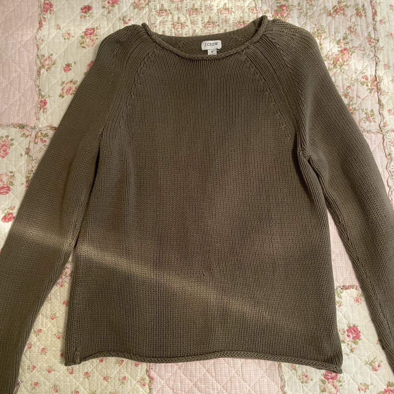 forrest green j.crew sweater. fits xs-s - Depop