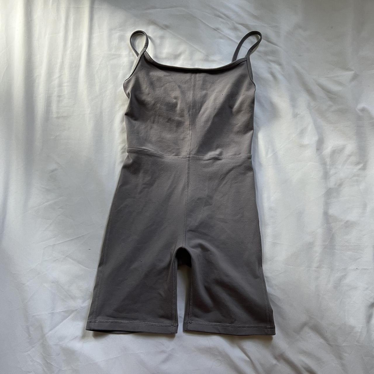 Aritzia Women's Purple and Grey Playsuit-romper | Depop