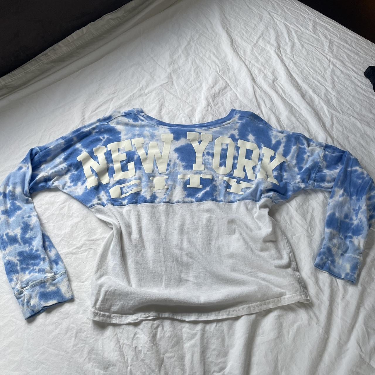 Depop york sleeve - new t-shirt long distressed/tie-dyed