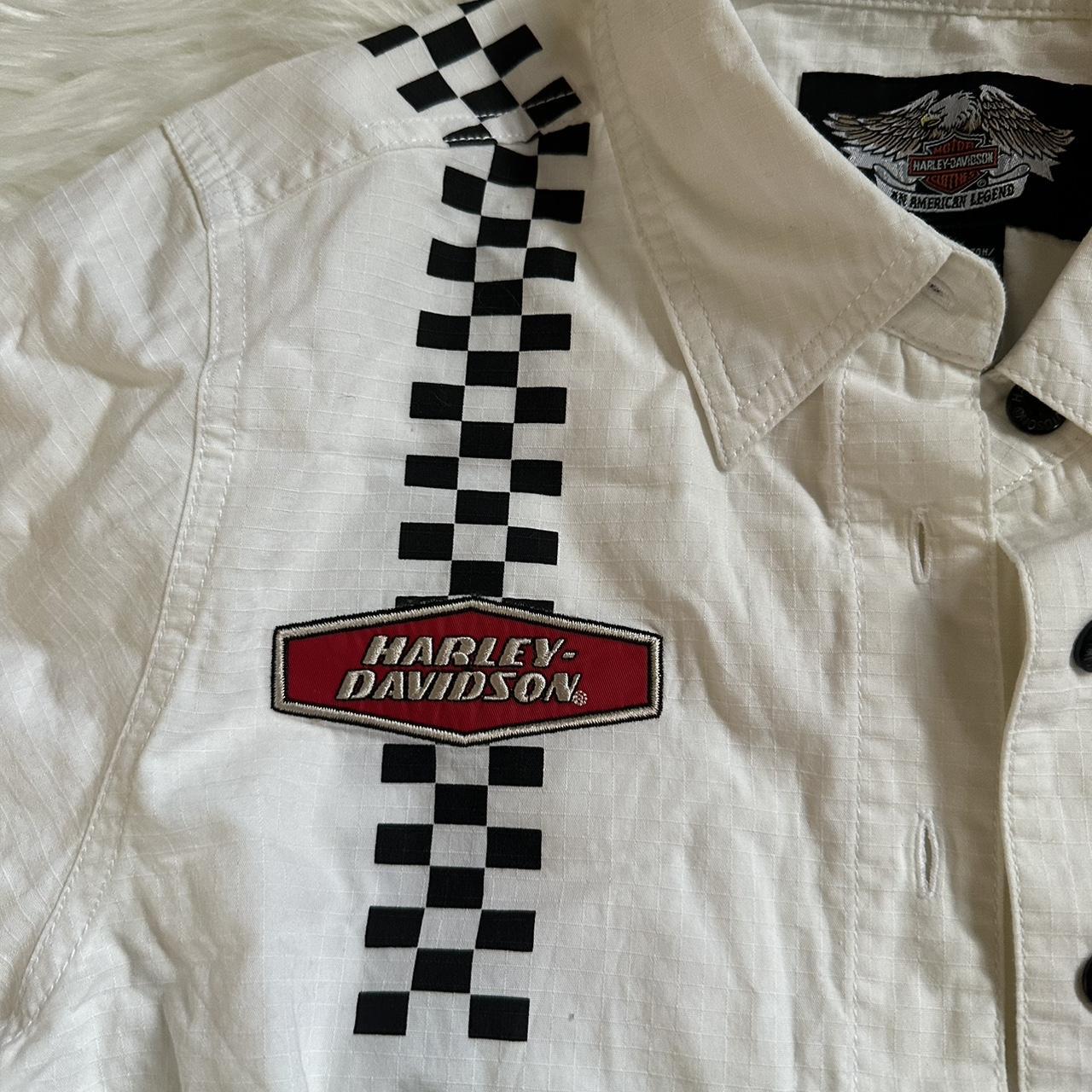 harley davidson crop top vintage
