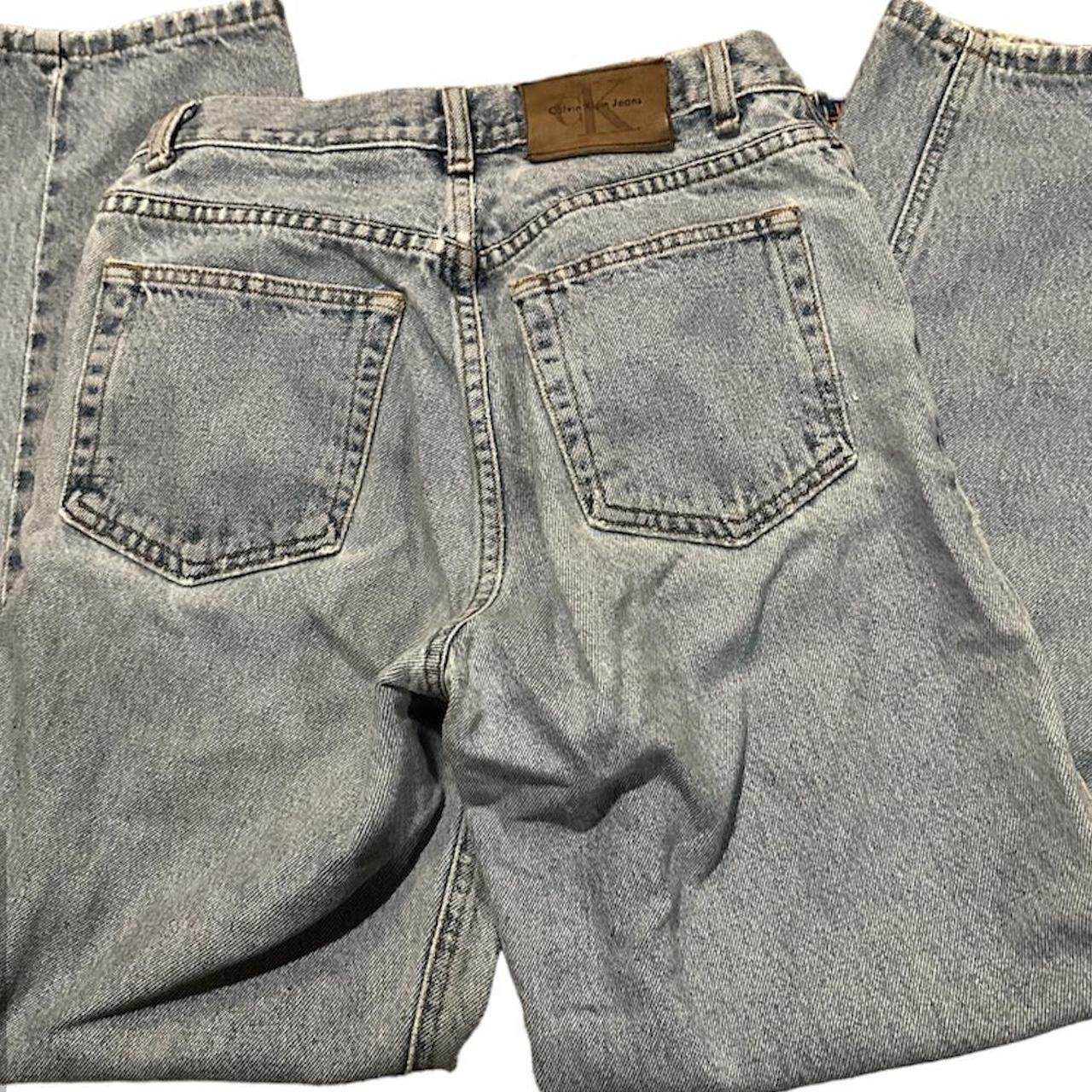 Vintage high wasted Calvin Klein jeans, wear and... - Depop