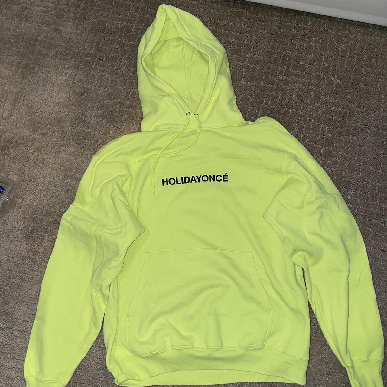 Medium neon yellow Beyonce Holidayonce merch. Size. Depop