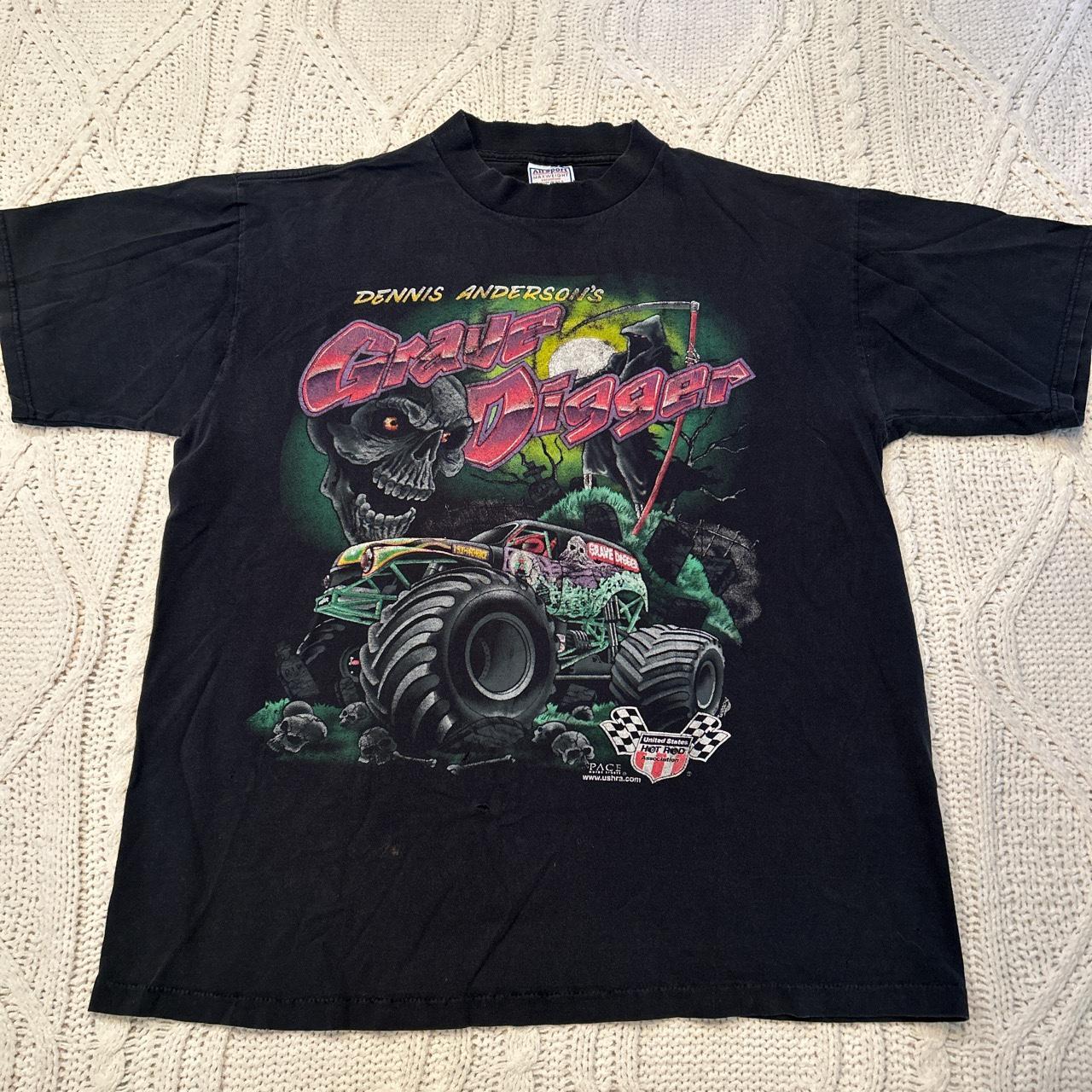 Grave Digger Shirt Single Stitch💎 Size XL See pics... - Depop
