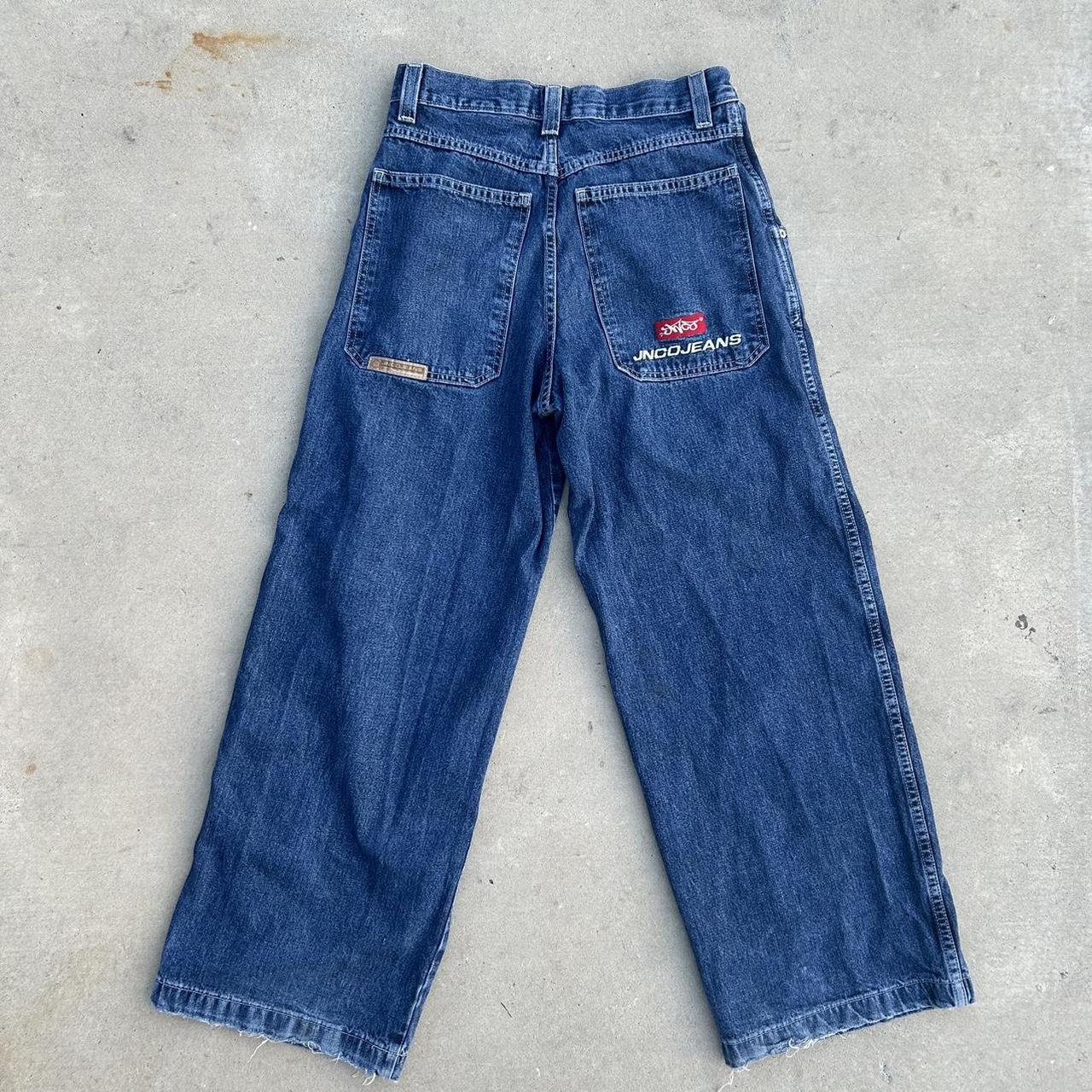 パンツ JNCO JEANS baggy jeans w33l30 VTG Jnco Jeans Men's 33x32 Baggy Wide Leg Denim Jeans Y2K