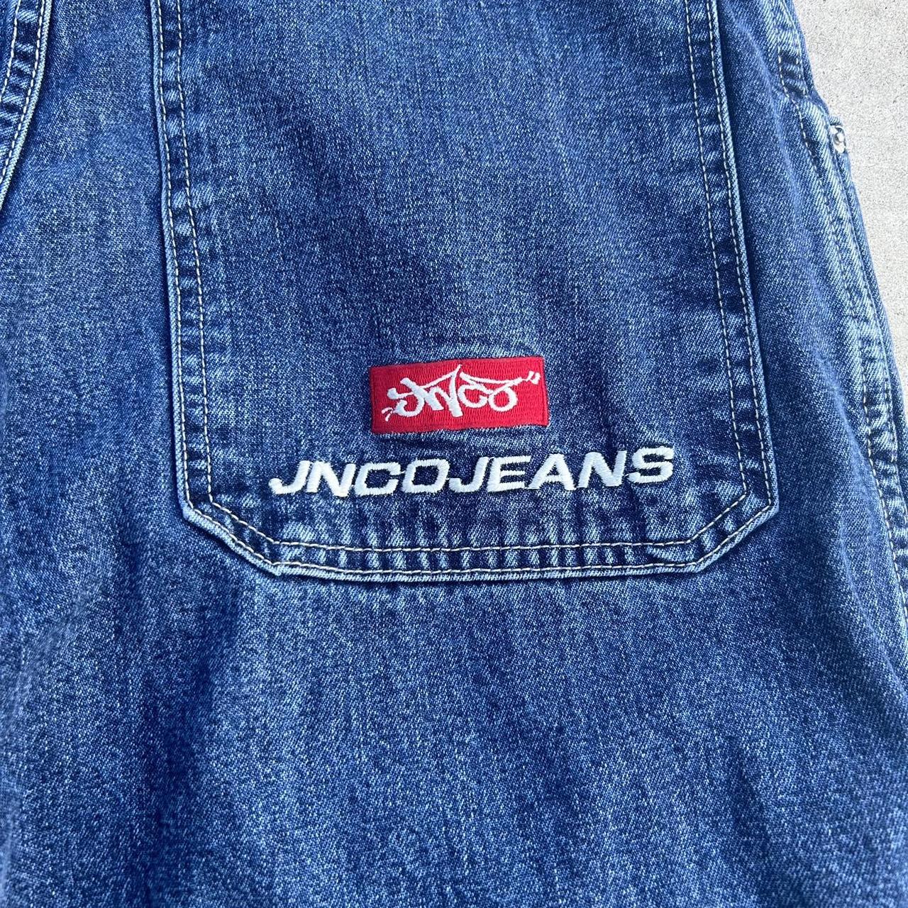 Blue Jnco Jeans W30 In30 measurements shown no | Depop