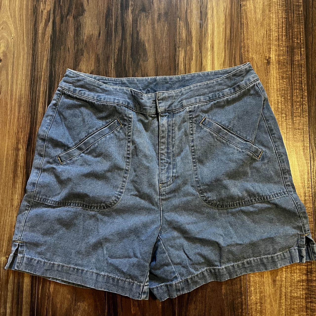 Liz Claiborne cotton jean shorts #highwaist - Depop