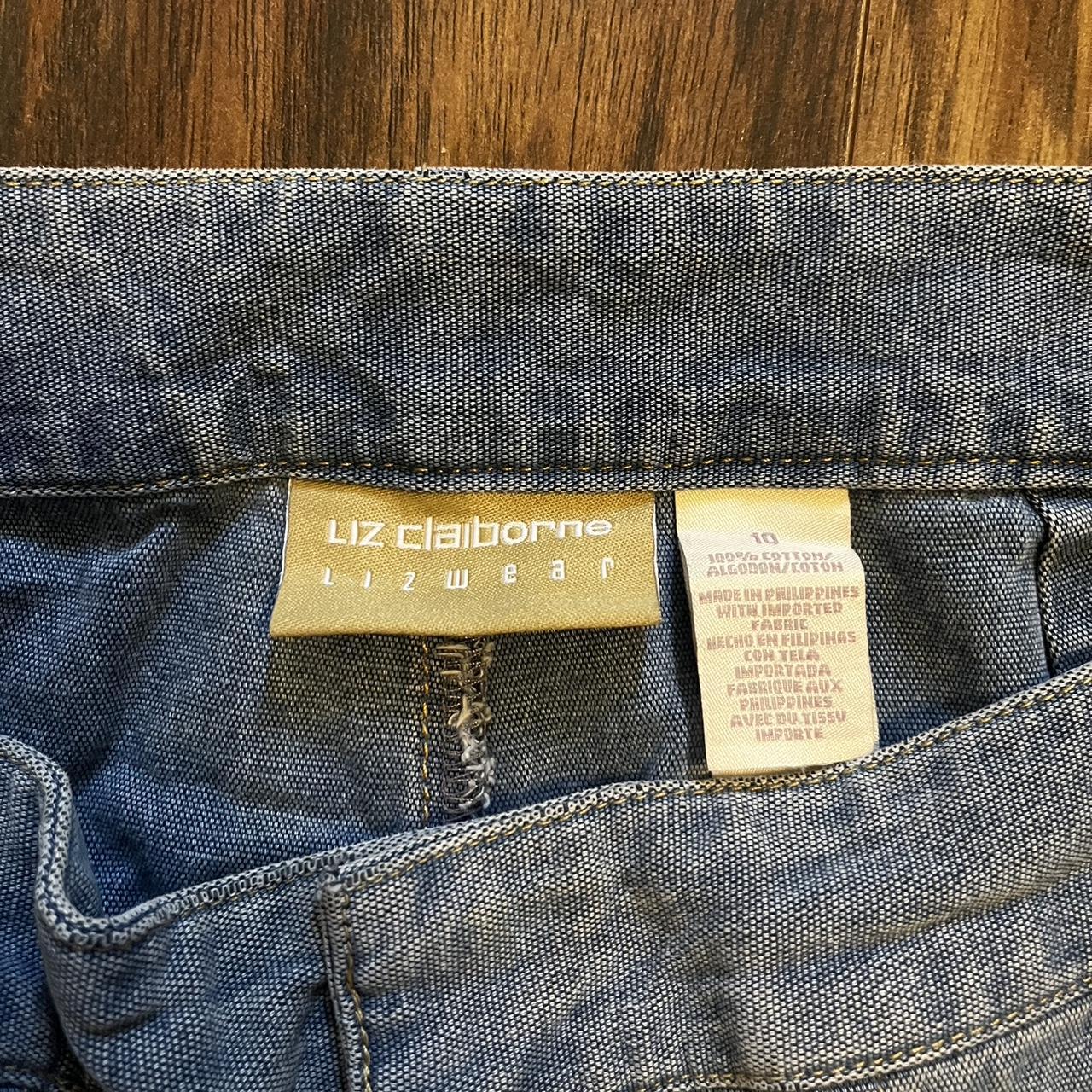 Liz Claiborne cotton jean shorts #highwaist - Depop