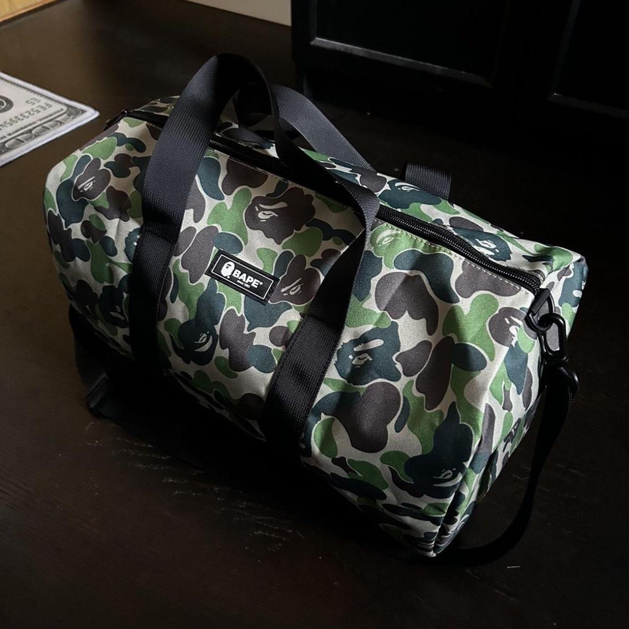 BAPE AAPE Camo Duffle Bag - BRAND... - Depop