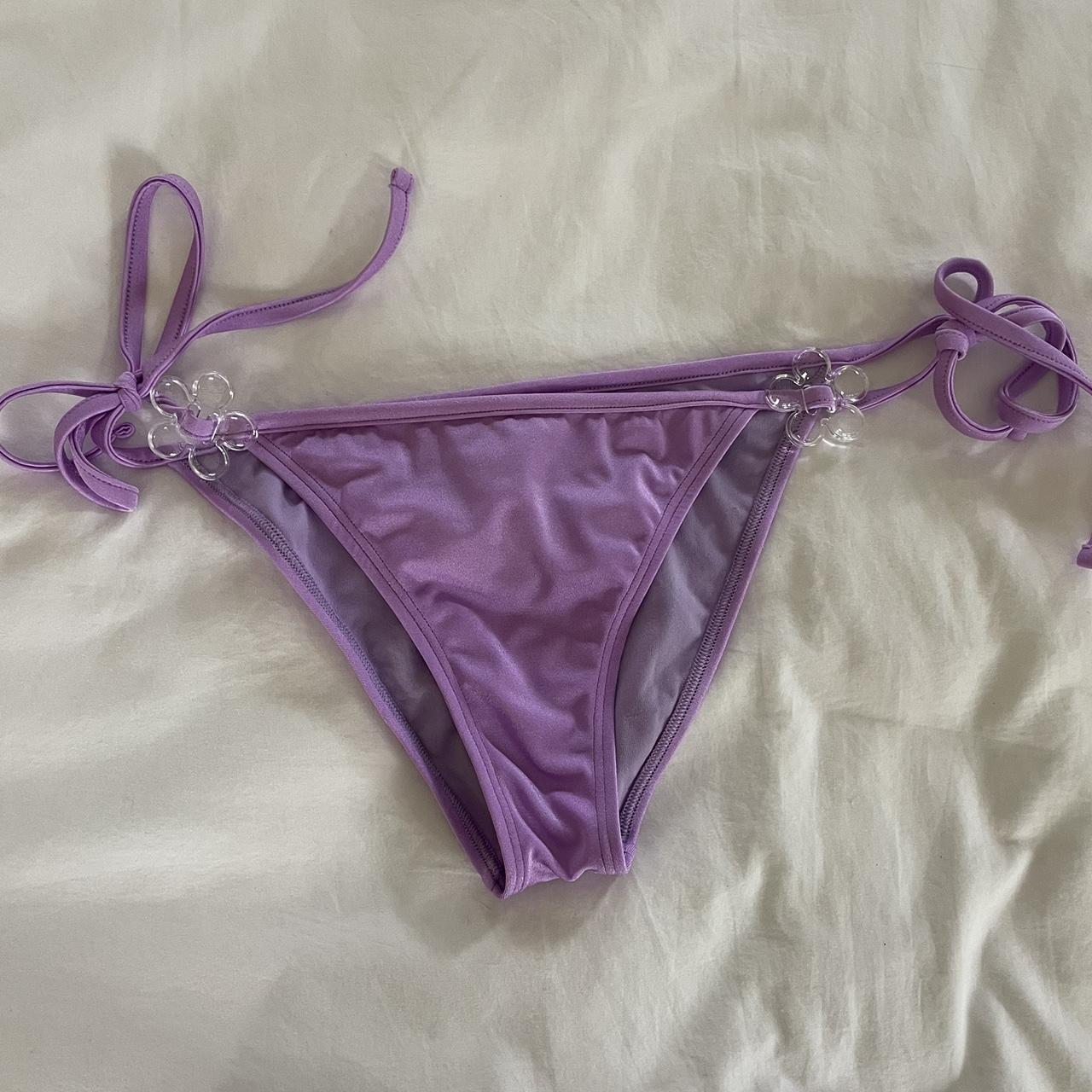 Women's Purple Bikini-and-tankini-bottoms | Depop
