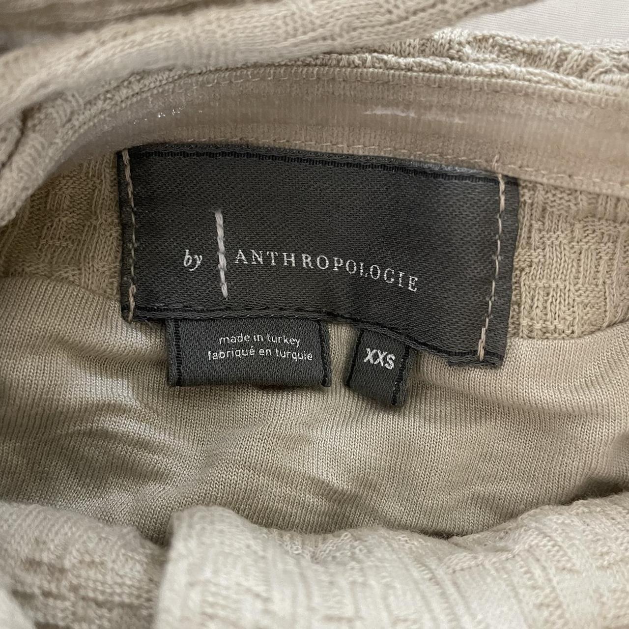 Anthropologie Women's Cream and Tan Vest (4)