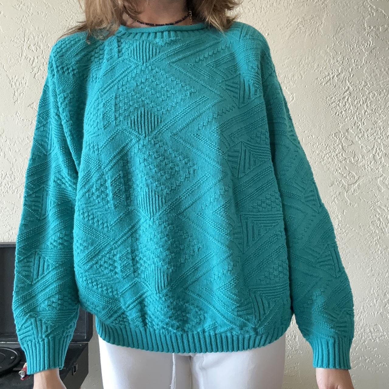 Vera Wang Simply Petites baby blue sweater Add that... Depop