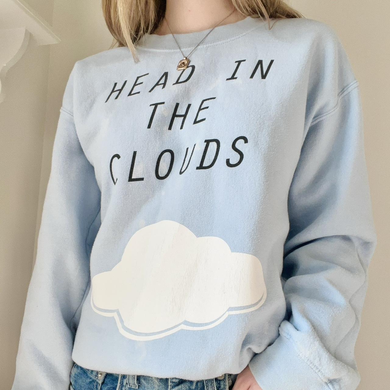 Ariana Grande merch light blue Head in the clouds. Depop