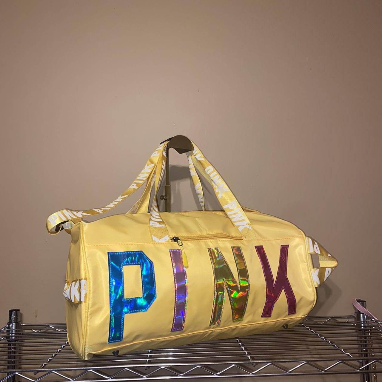 PINK duffel bag PINK dufflebag victoriasecret... Depop