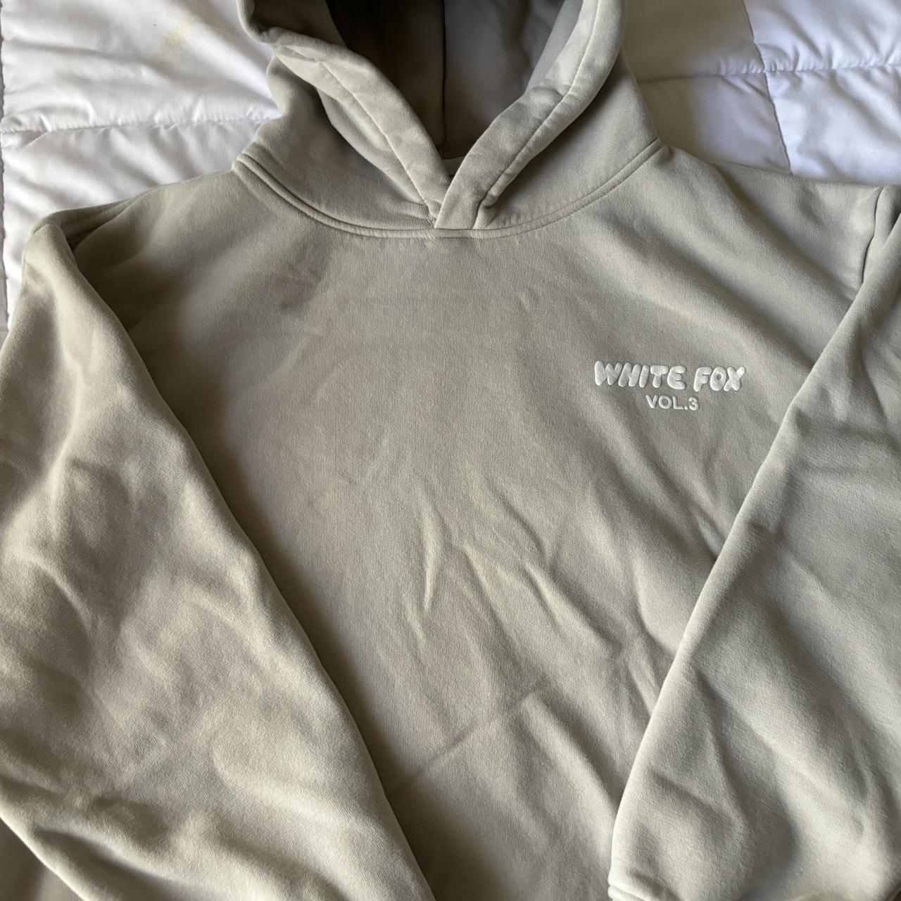 White Fox Hoodie-offstage moon size xs/s Retail:... - Depop